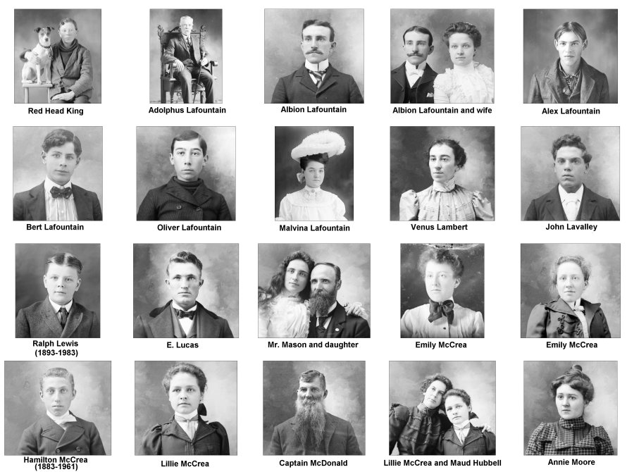 paines
studios champlain new york studio portraits owned by
clinton county historical association