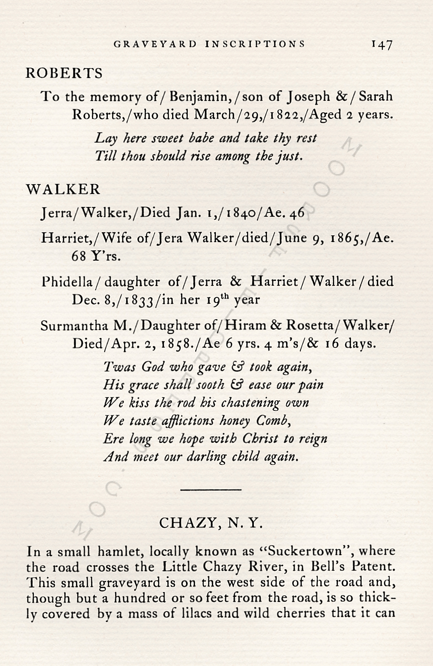 The
                      Moorsfield Antiquarian-Inscriptions from Old
                      Graveyards: the McLellan Cemetery Transcriptions
