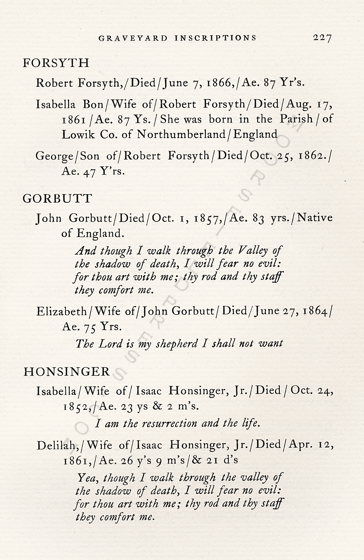 The
                      Moorsfield Antiquarian-Inscriptions from Old
                      Graveyards: the McLellan Cemetery Transcriptions