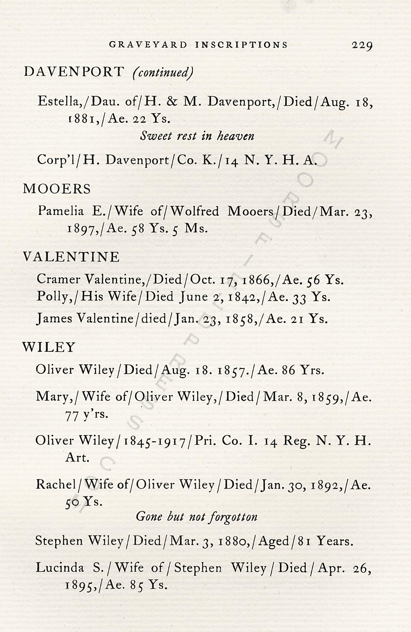 The
                      Moorsfield Antiquarian-Inscriptions from Old
                      Graveyards: the McLellan Cemetery Transcriptions