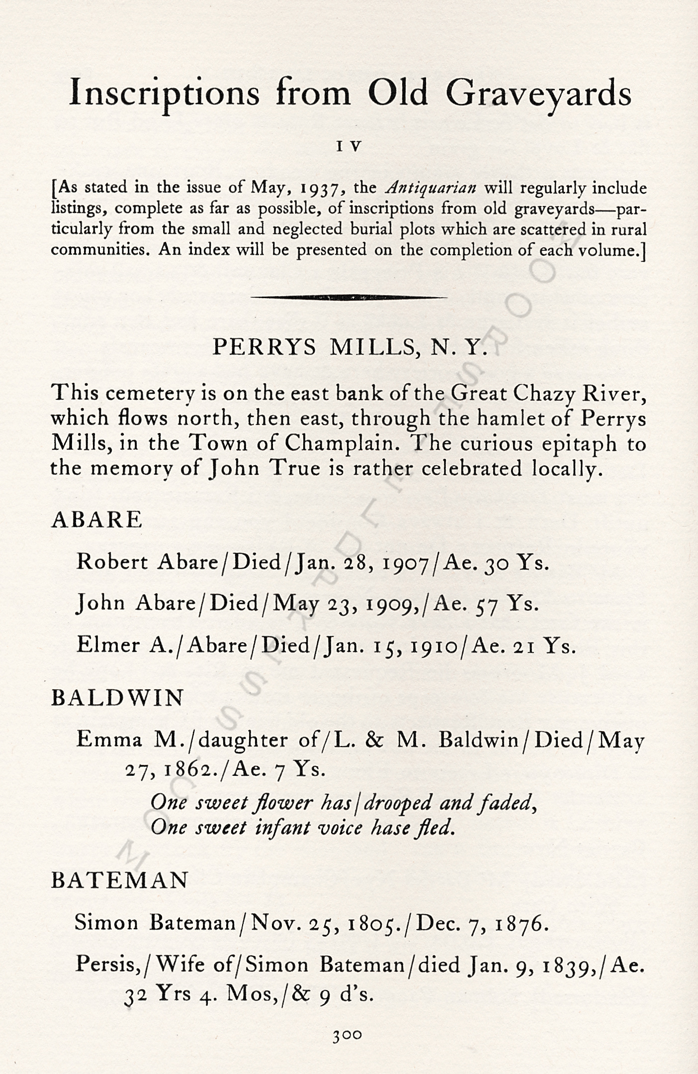 The
                      Moorsfield Antiquarian-Inscriptions from Old
                      Graveyards: the McLellan Cemetery Transcriptions