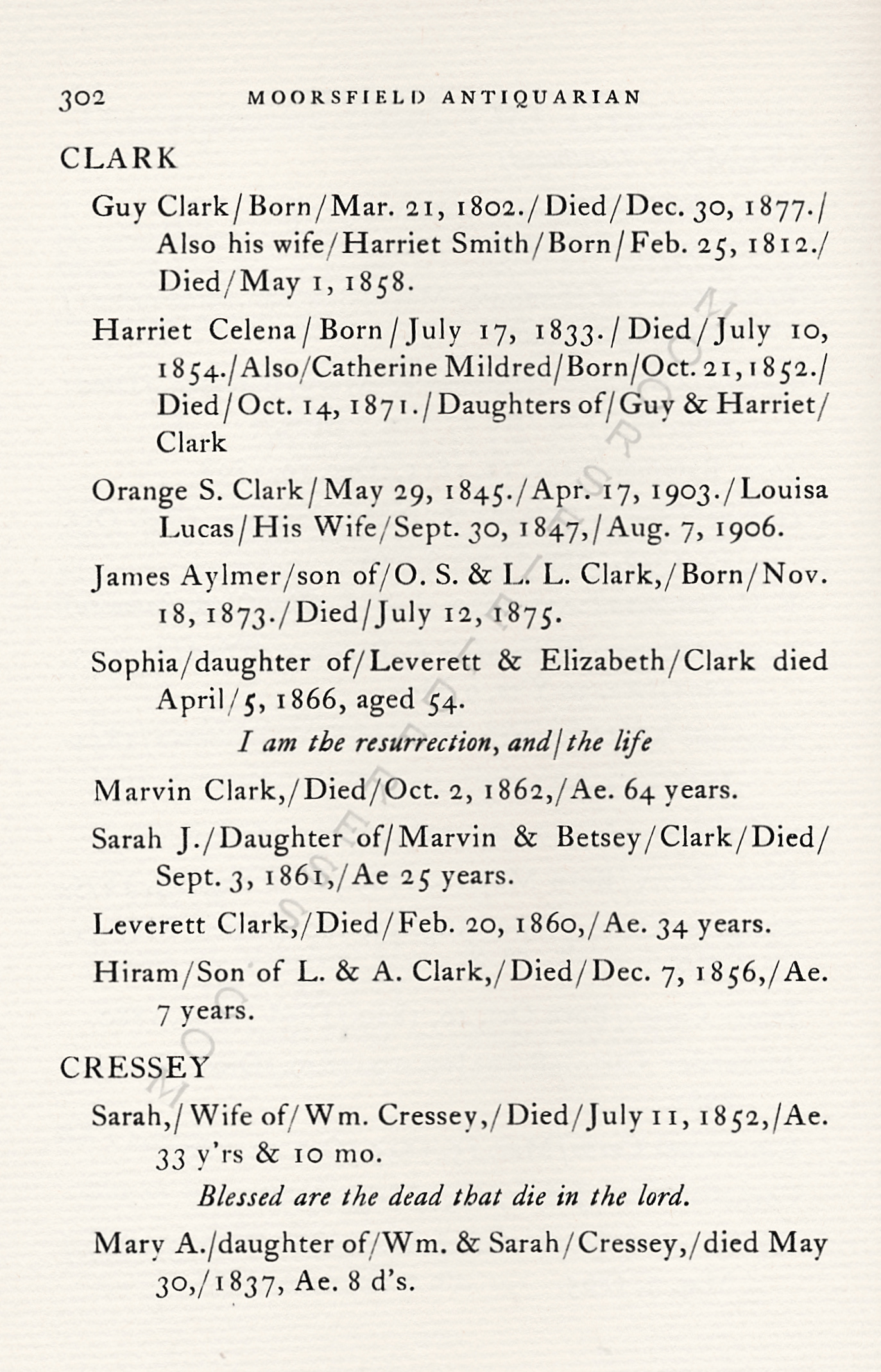 The
                      Moorsfield Antiquarian-Inscriptions from Old
                      Graveyards: the McLellan Cemetery Transcriptions