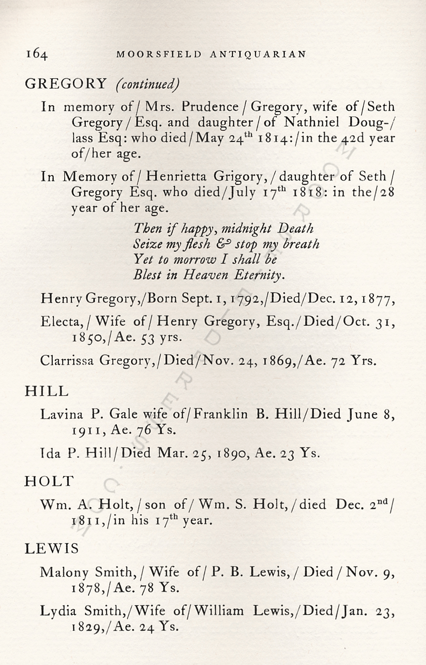 The
                      Moorsfield Antiquarian-Inscriptions from Old
                      Graveyards: the McLellan Cemetery Transcriptions