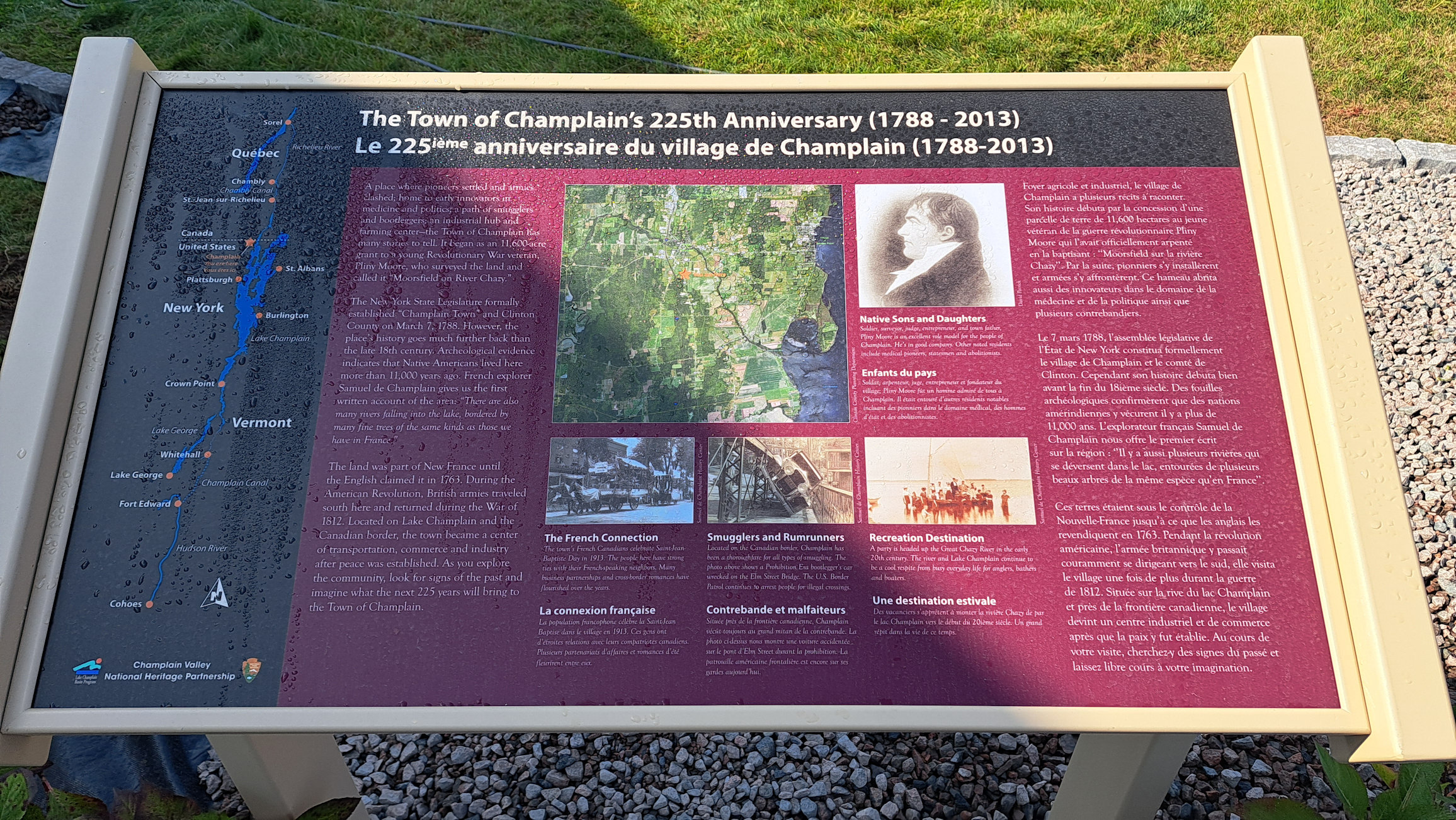 The Town of Champlain's
              225th Anniversary (1788-2013), Champlain, New York