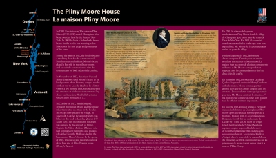 Panel for the Pliny Moore House in Champlain, New
                York