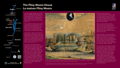 Panel for the Pliny Moore House in Champlain, New
                York