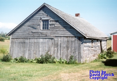 Dewey's tavern log cabin built in 1797