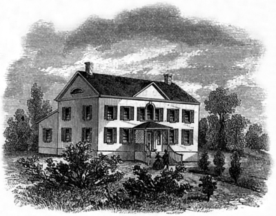 pliny moore house in benson lossing book in 1864