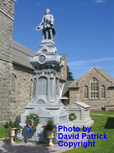 Samuel de Champlain monument in Champlain, New
              York, dedicated 1907-David Patrick