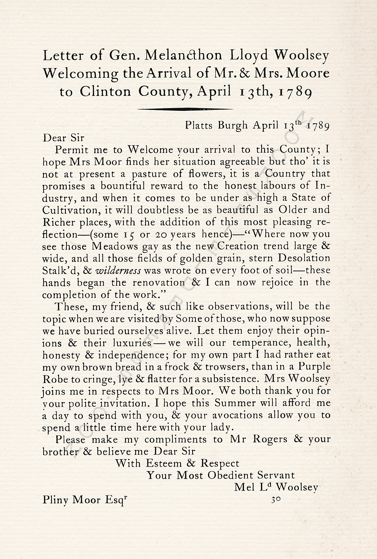1938
                      SESQUICENTENNIAL TOWN OF CHAMPLAIN