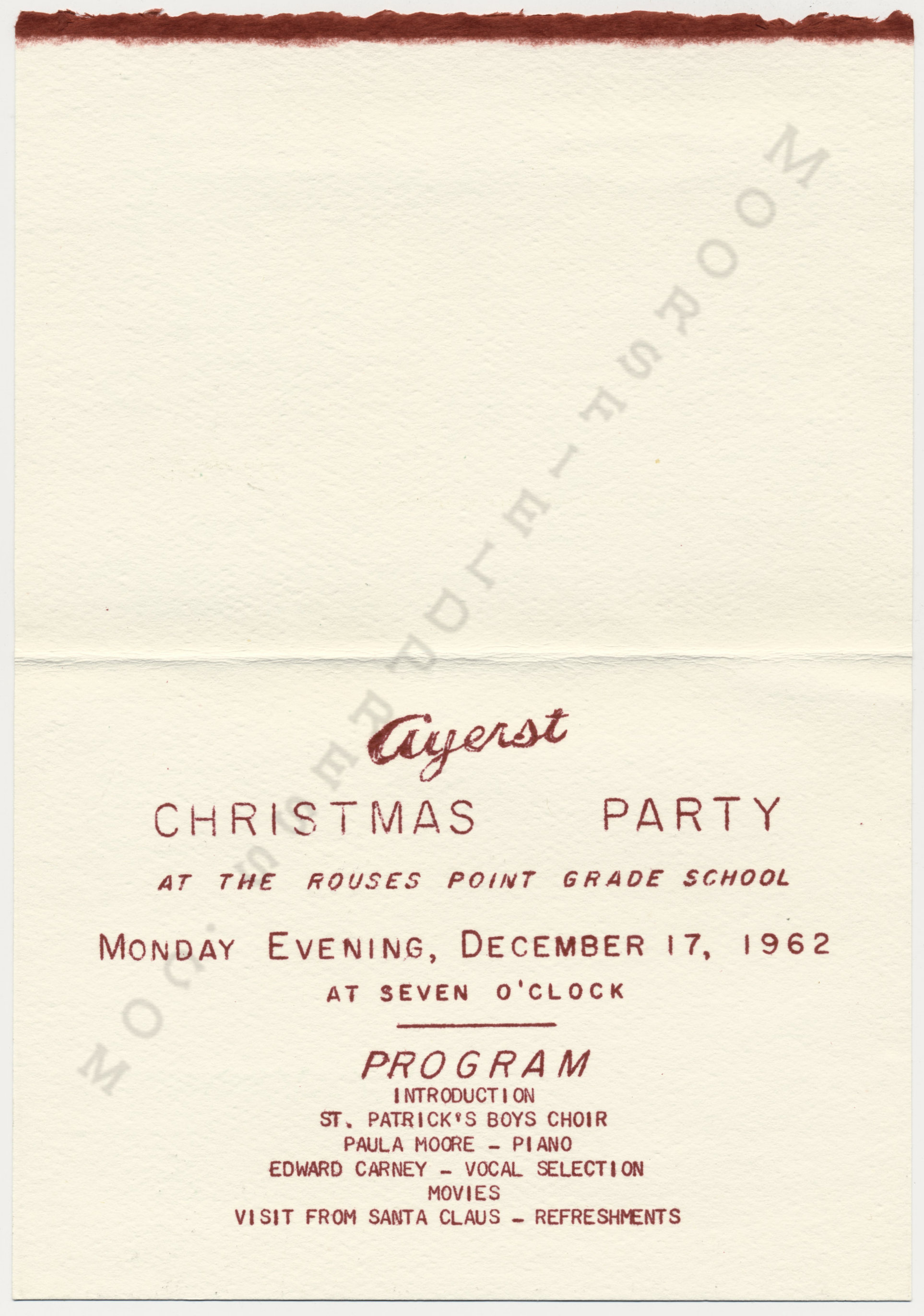 The
                      McLellan Christmas Cards printed by the Moorsfield
                      Press