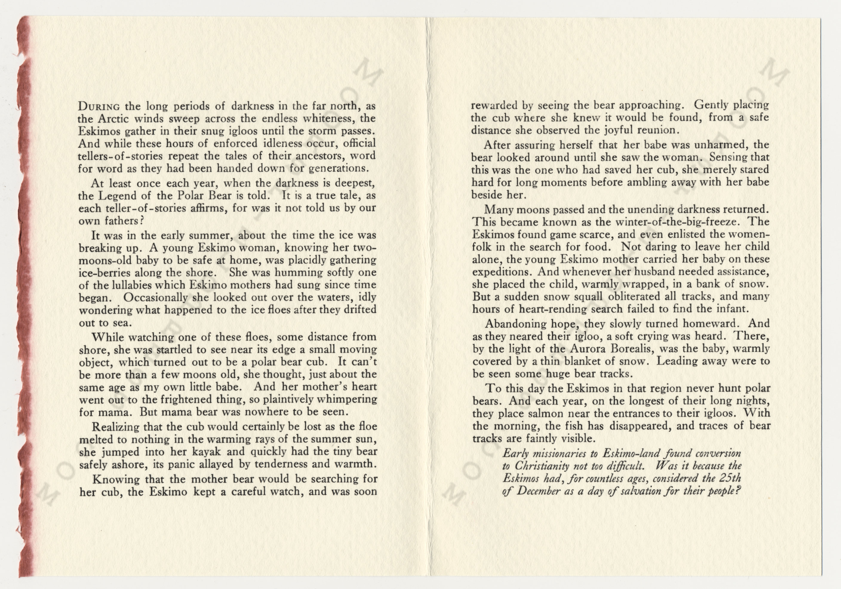 The
                      McLellan Christmas Cards printed by the Moorsfield
                      Press