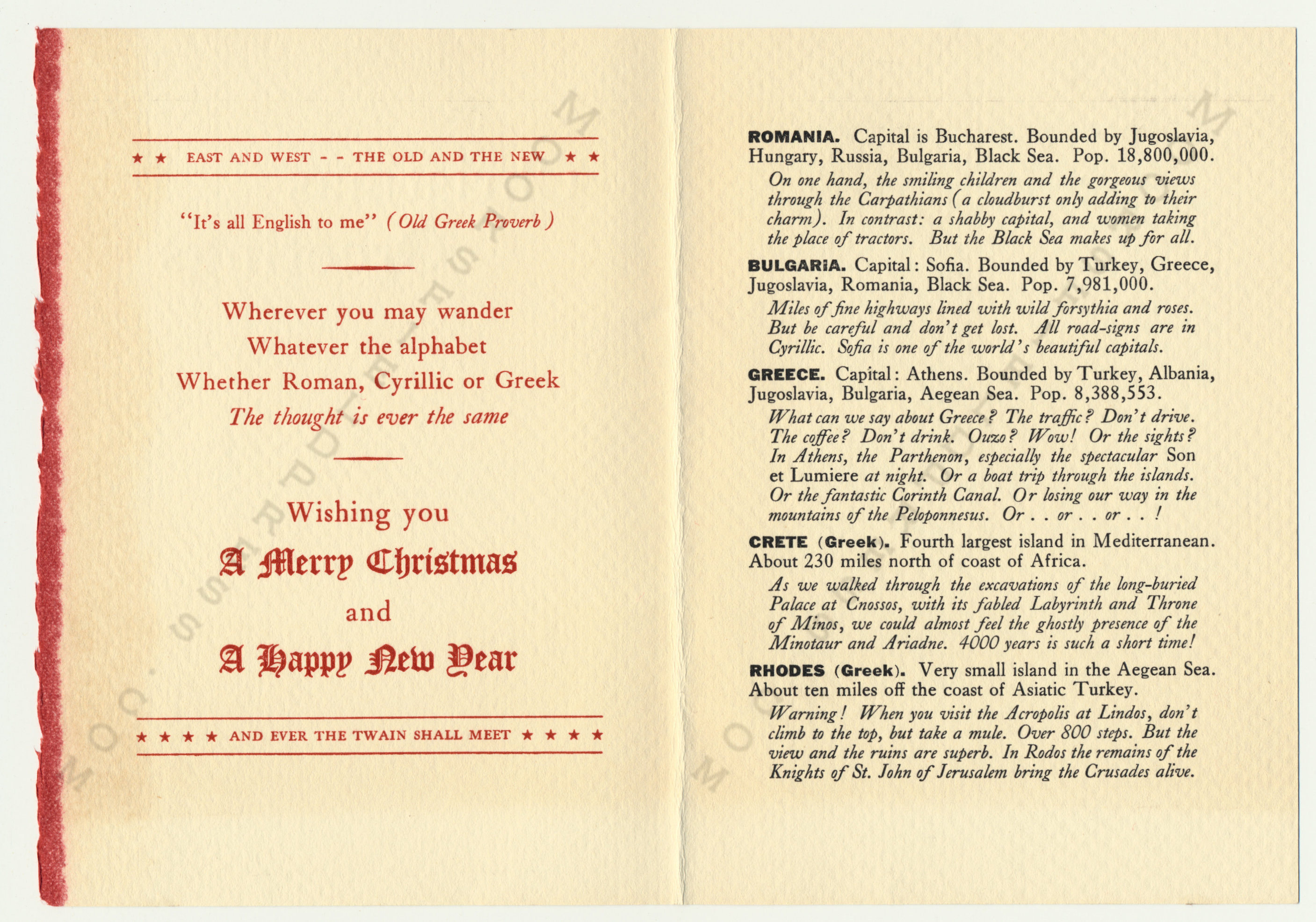 The
                      McLellan Christmas Cards printed by the Moorsfield
                      Press