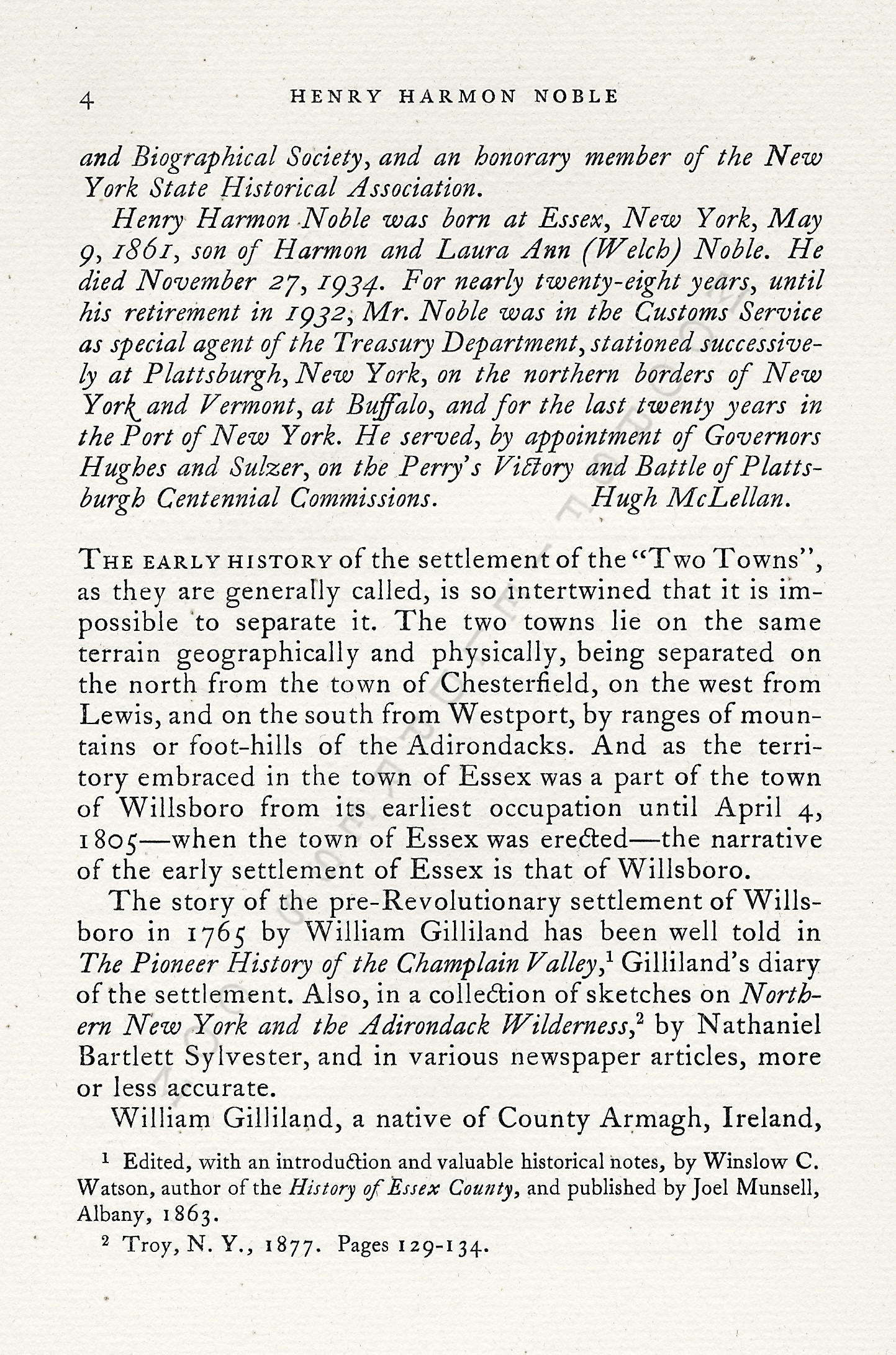 A sketch of
                      the history of the town of essex new york