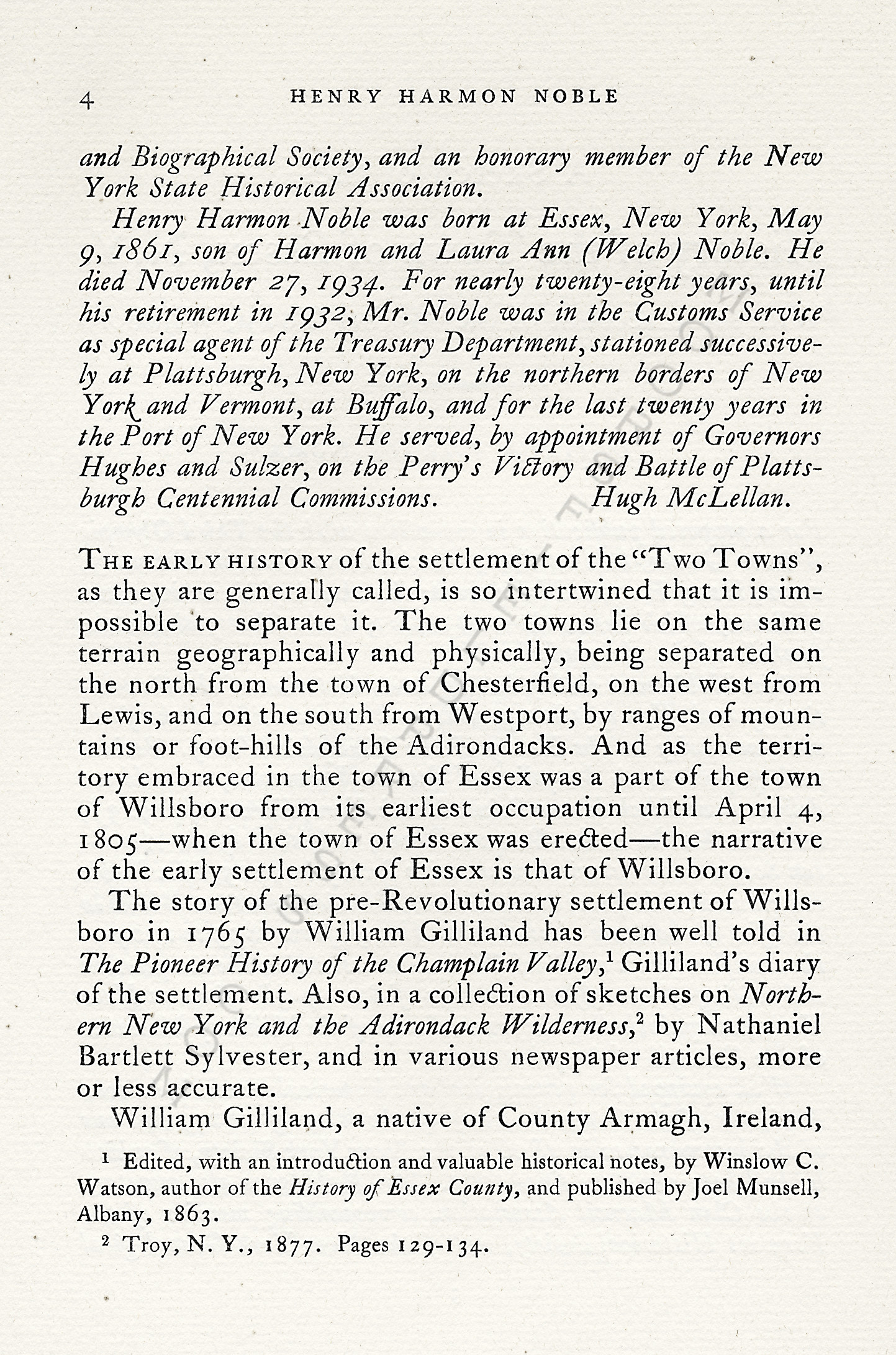 A sketch of
                      the history of the town of essex new york