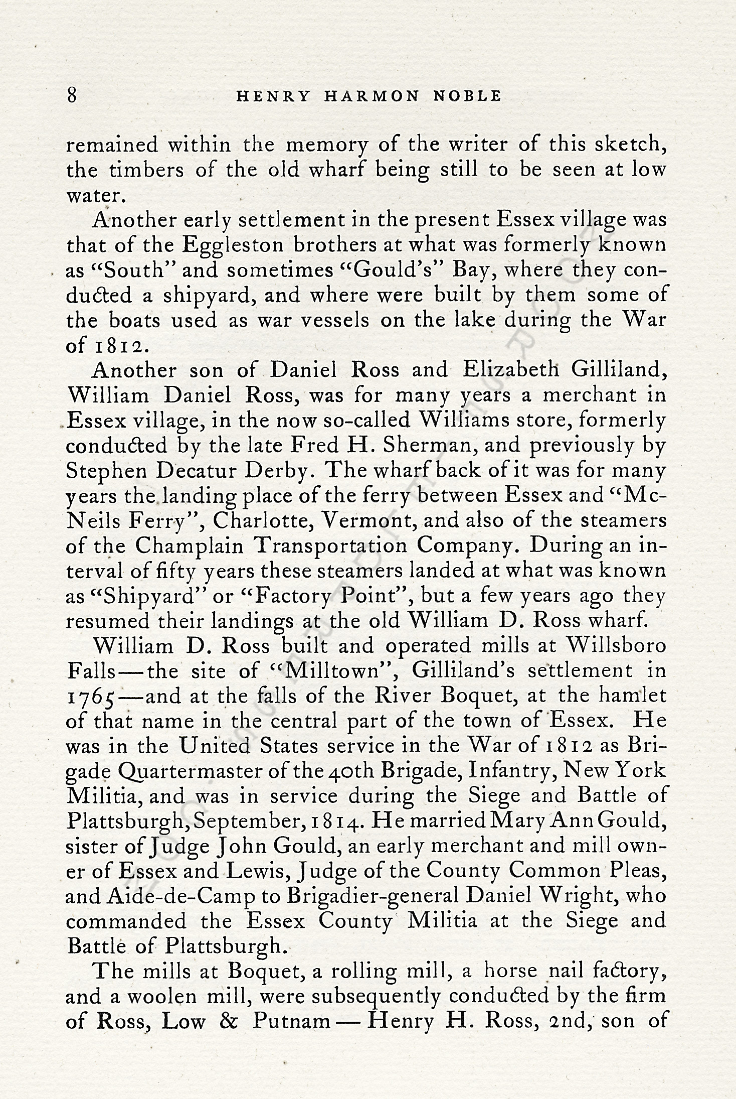 A sketch of
                      the history of the town of essex new york