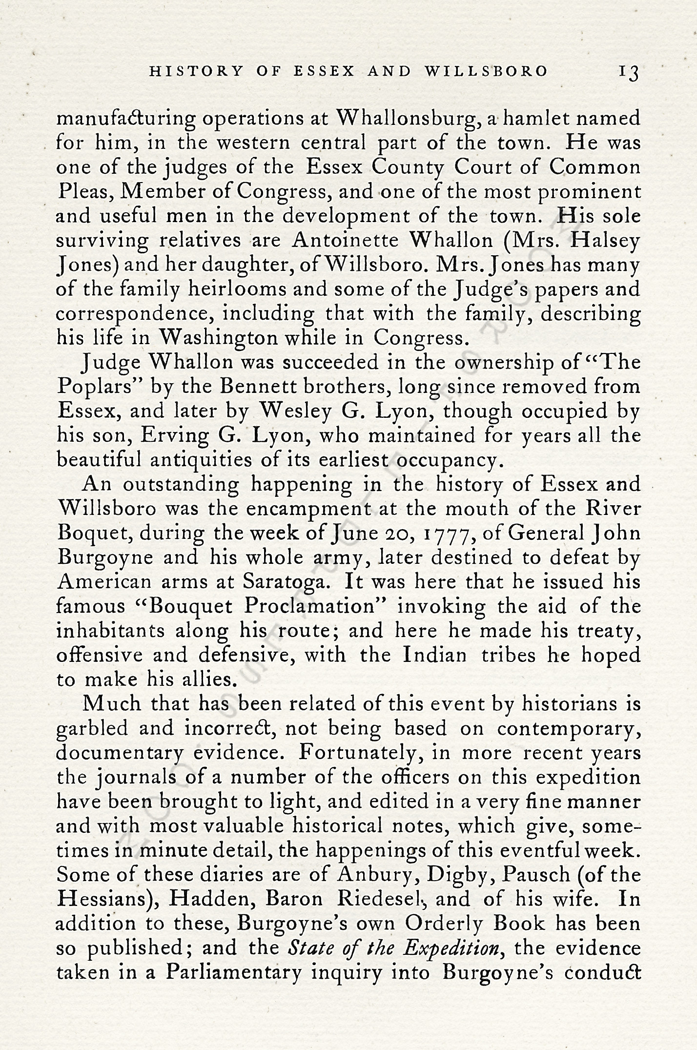 A sketch
                      of the history of the town of essex new york