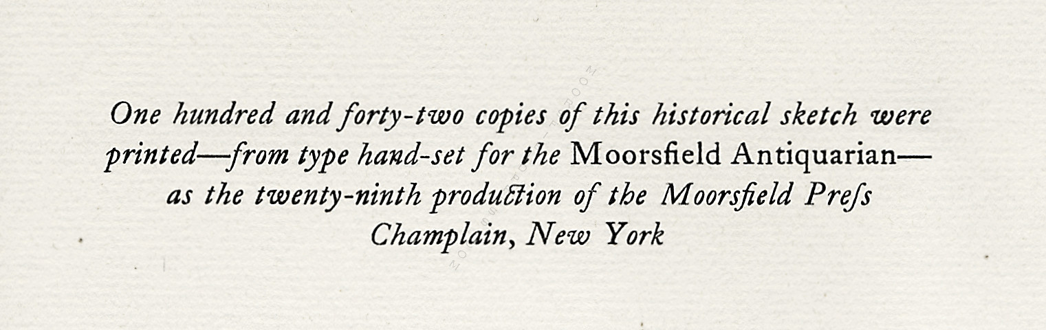 A sketch of
                      the history of the town of essex new york