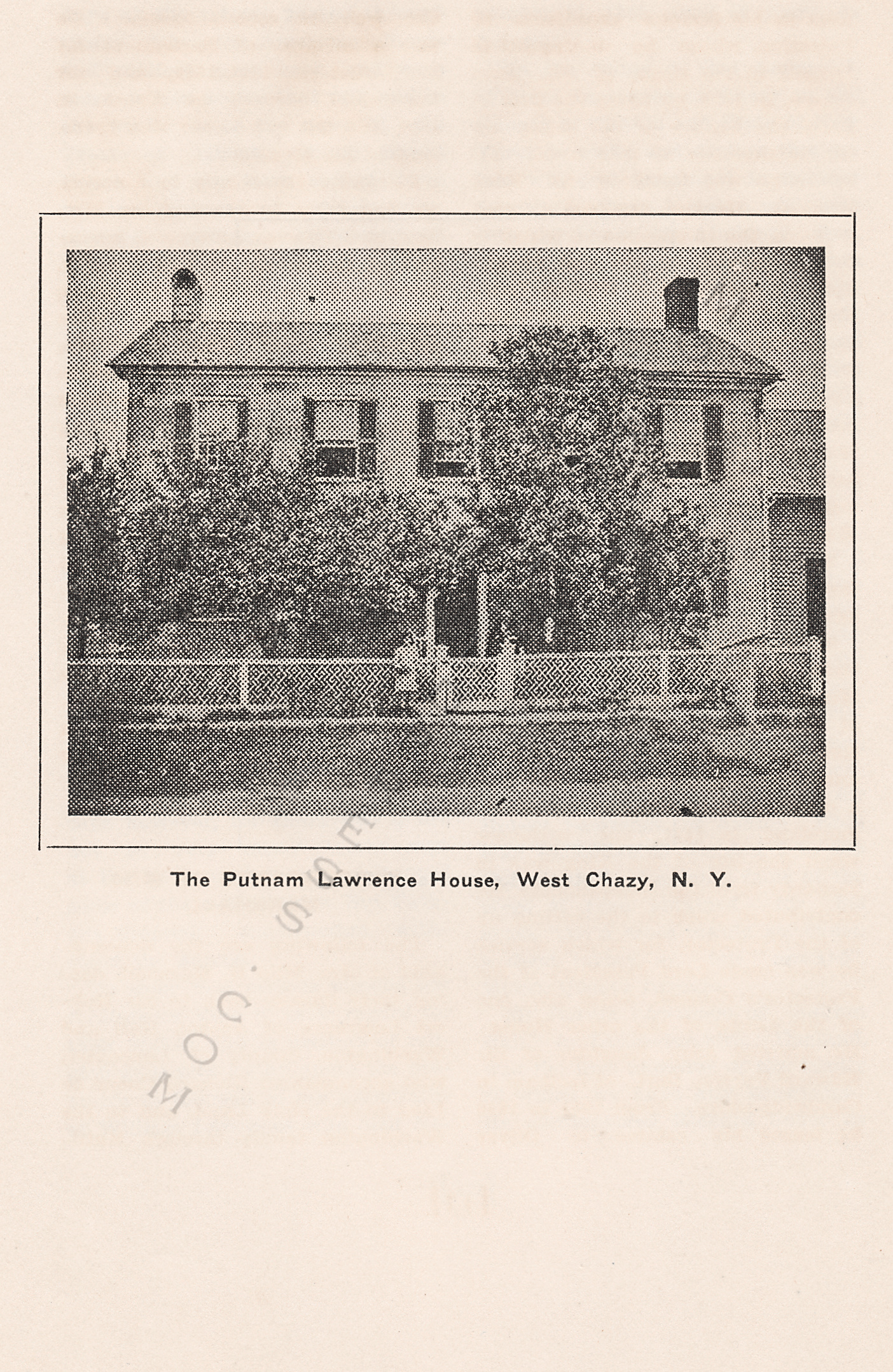 An Echo of
                      the Battle of Plattsburgh by Mrs. Milo H.
                      Marshall