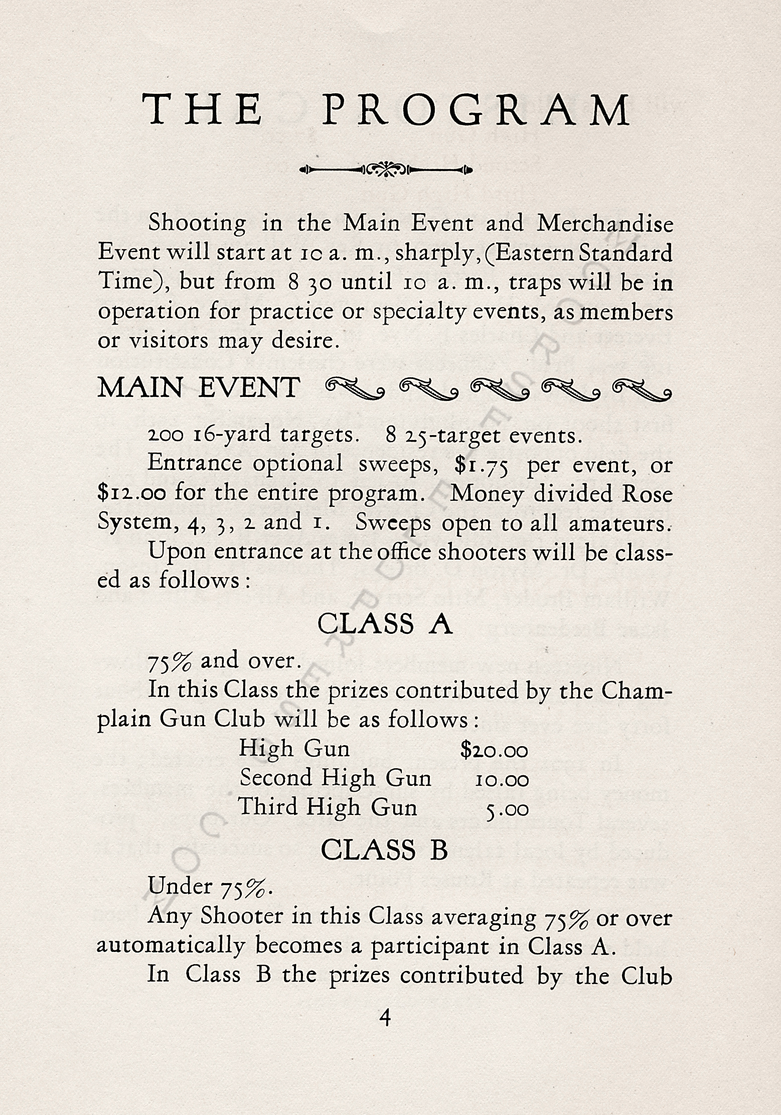 Champlain
                      Gun Club 1925