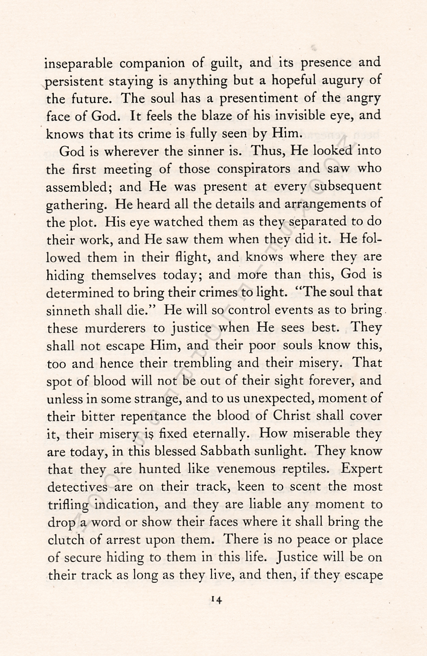 Human
                      Depravity - A Sermon on John Wilkes Booth by
                      Mortimer Blake 1865