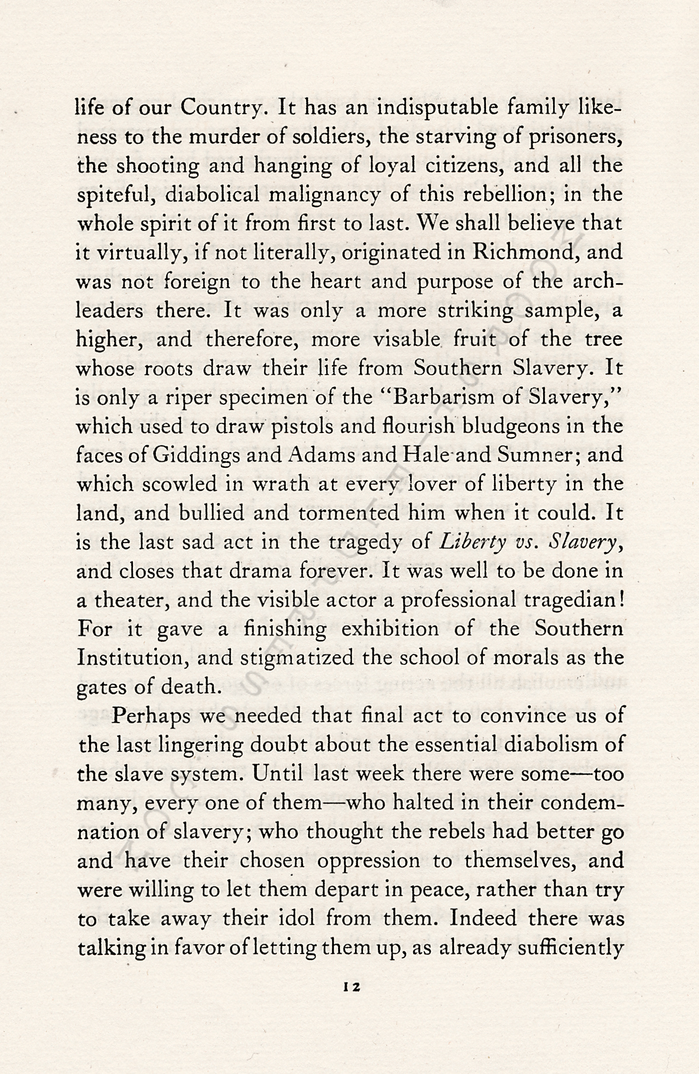 ON ACCOUNT
                      OF THE ASSASSINATION OF PRESIDENT LINCOLN BY
                      MORTIMER BLAKE