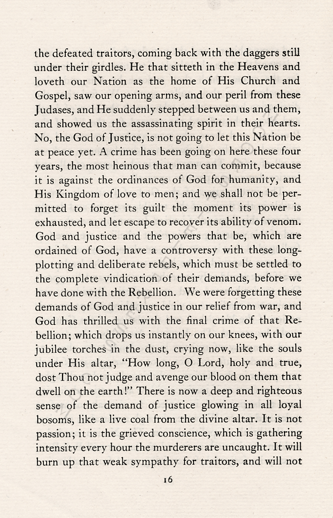 ON ACCOUNT
                      OF THE ASSASSINATION OF PRESIDENT LINCOLN BY
                      MORTIMER BLAKE