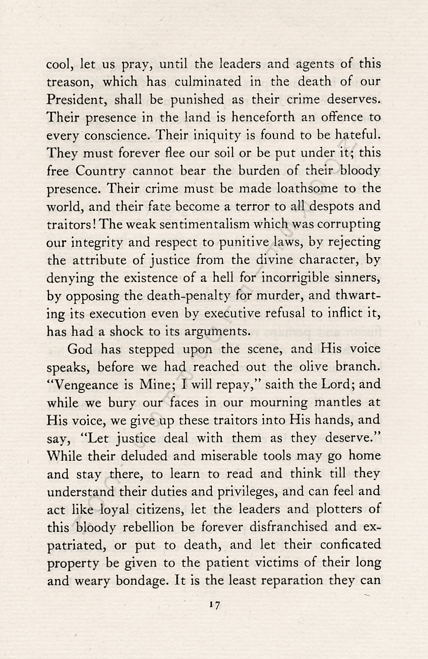 ON ACCOUNT
                      OF THE ASSASSINATION OF PRESIDENT LINCOLN BY
                      MORTIMER BLAKE
