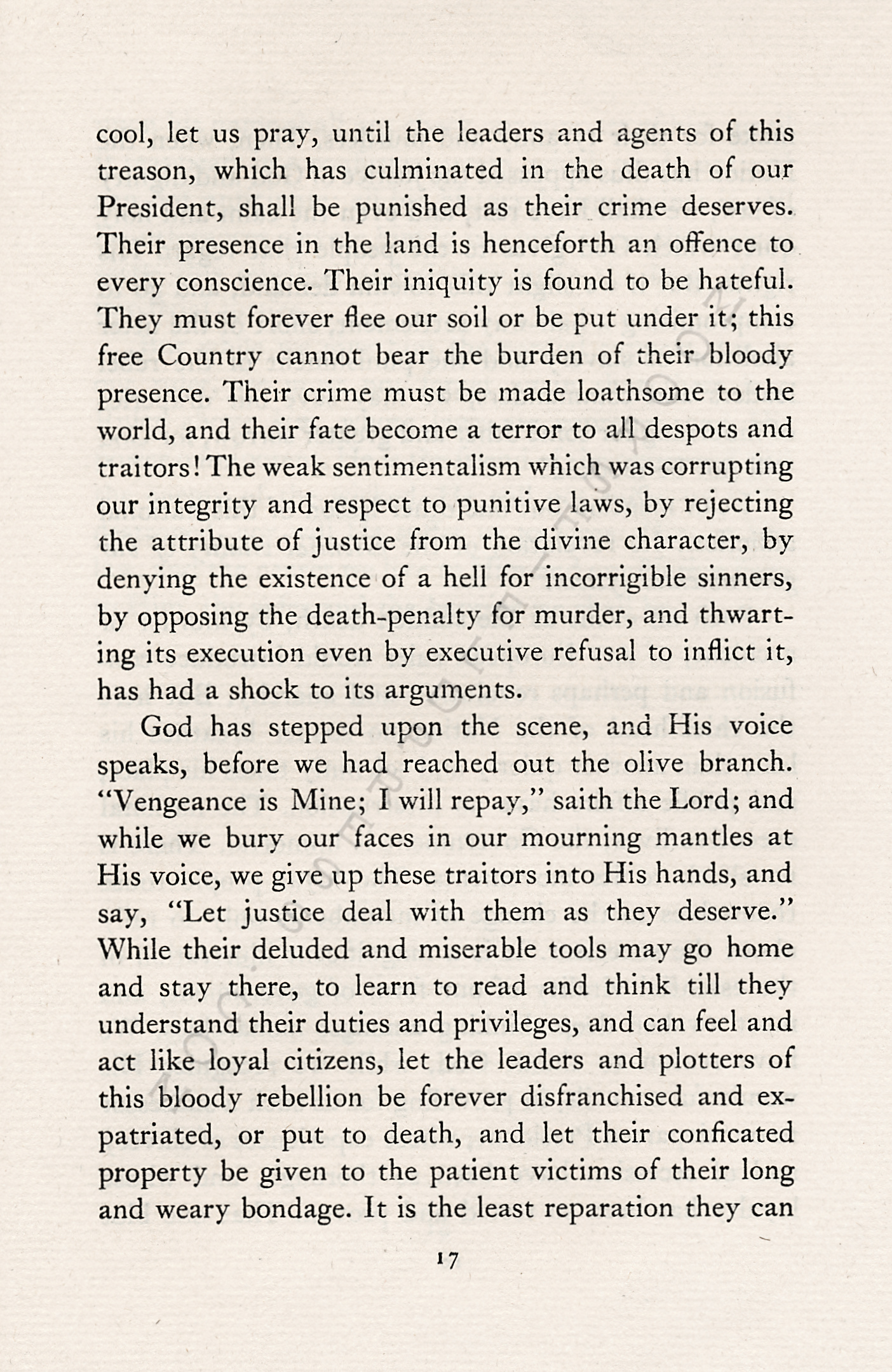 ON ACCOUNT
                      OF THE ASSASSINATION OF PRESIDENT LINCOLN BY
                      MORTIMER BLAKE