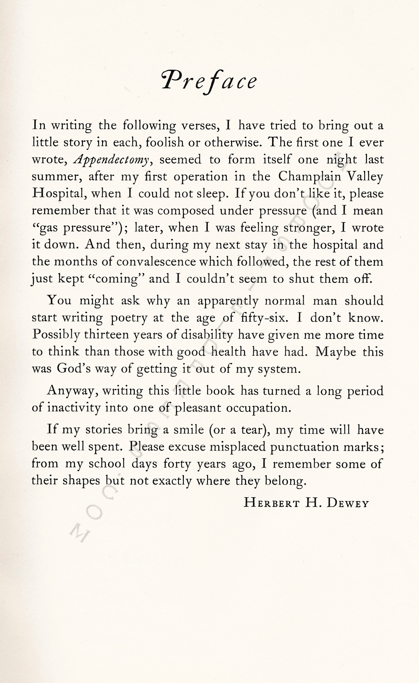 RAMBLINGS OF
                      A CONVALESCENT