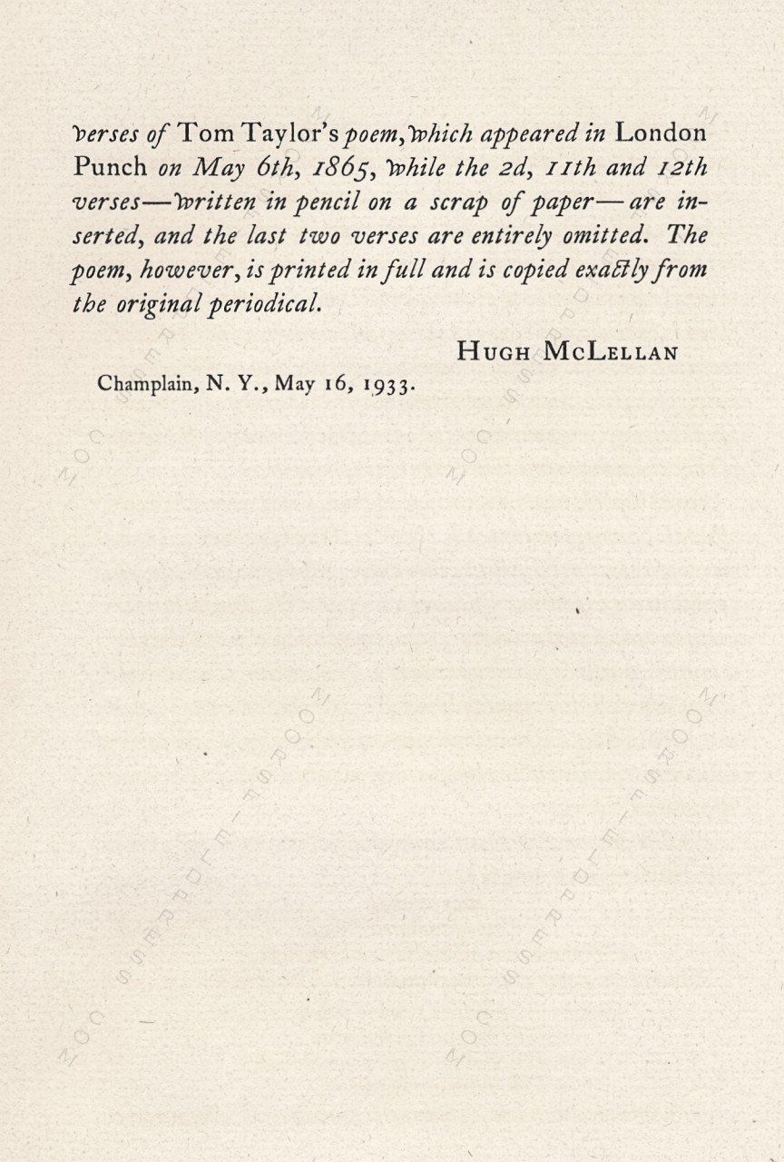 JONATHAN
                      F. STEARNS, D.D. Rejoice with Trembling. Fast-day
                      sermon after the assassination of Lincoln. Newark,
                      N. J. 1933.