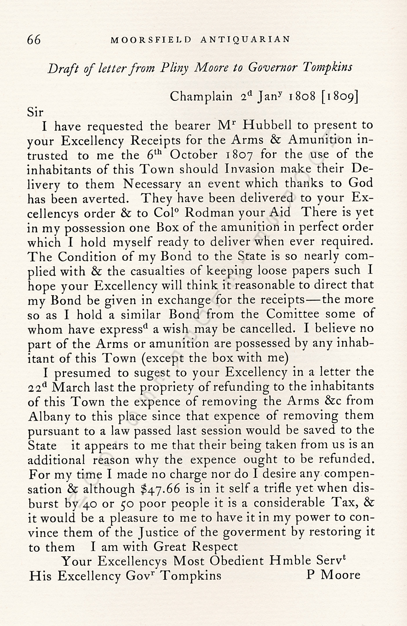 A Frontier
                      Committee of Safety During the War Scare of 1807