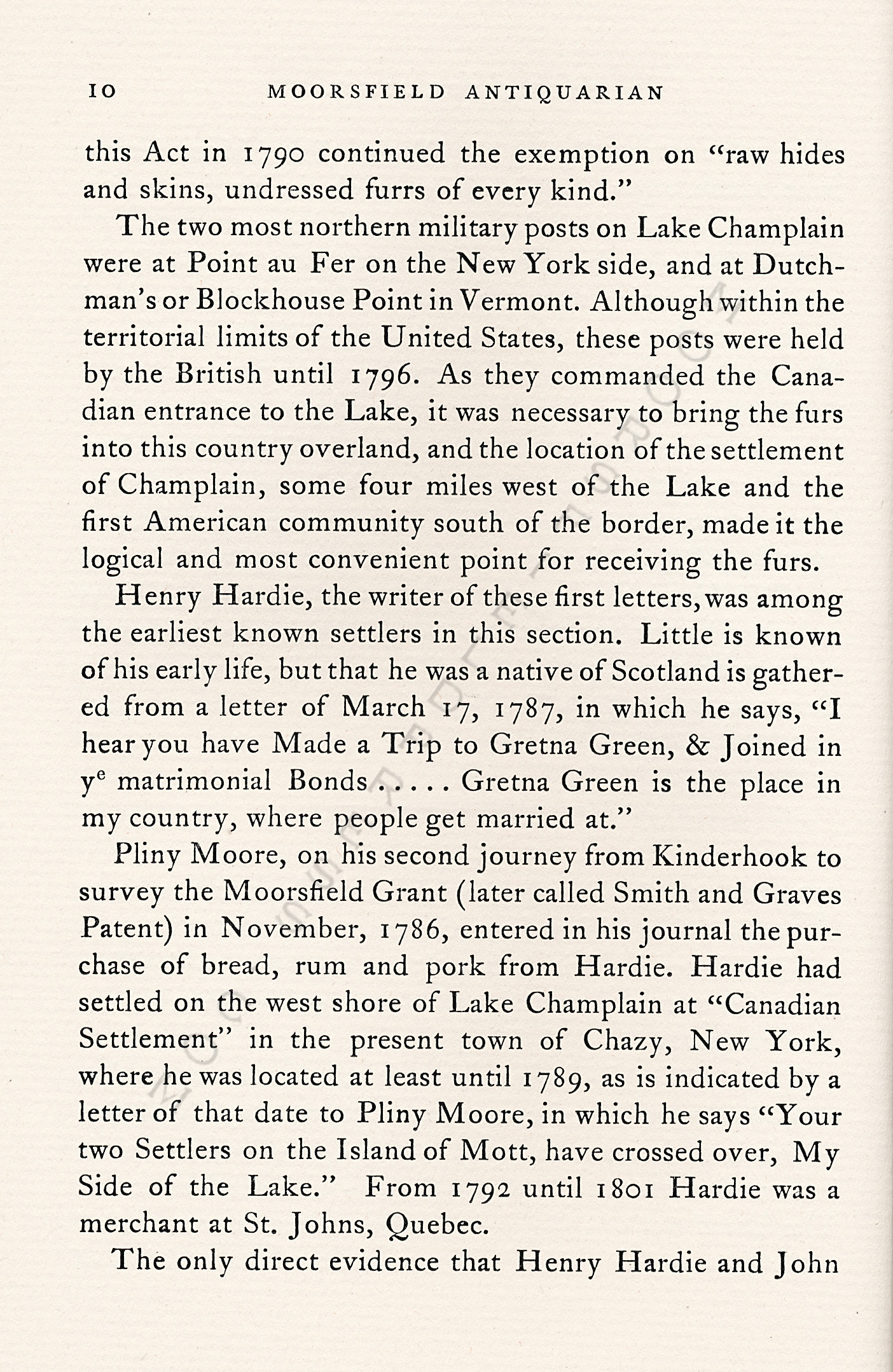 John Jacob
                      Astor Correspondence-Fur Trade with Lower Canada