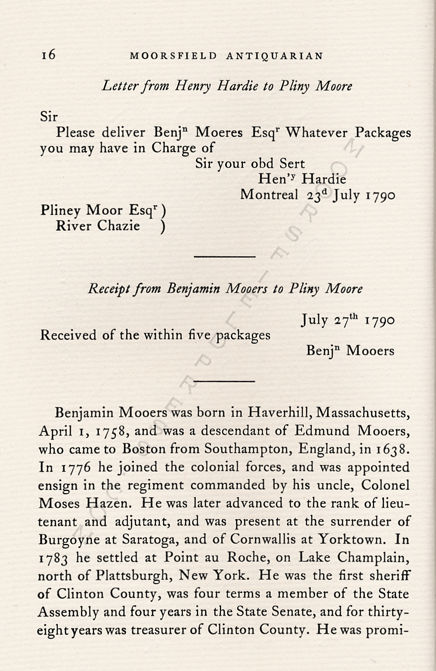 John Jacob
                      Astor Correspondence-Fur Trade with Lower Canada