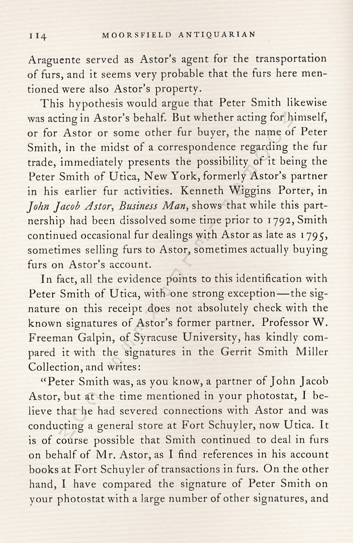 John Jacob
                      Astor Correspondence-Fur Trade with Lower Canada