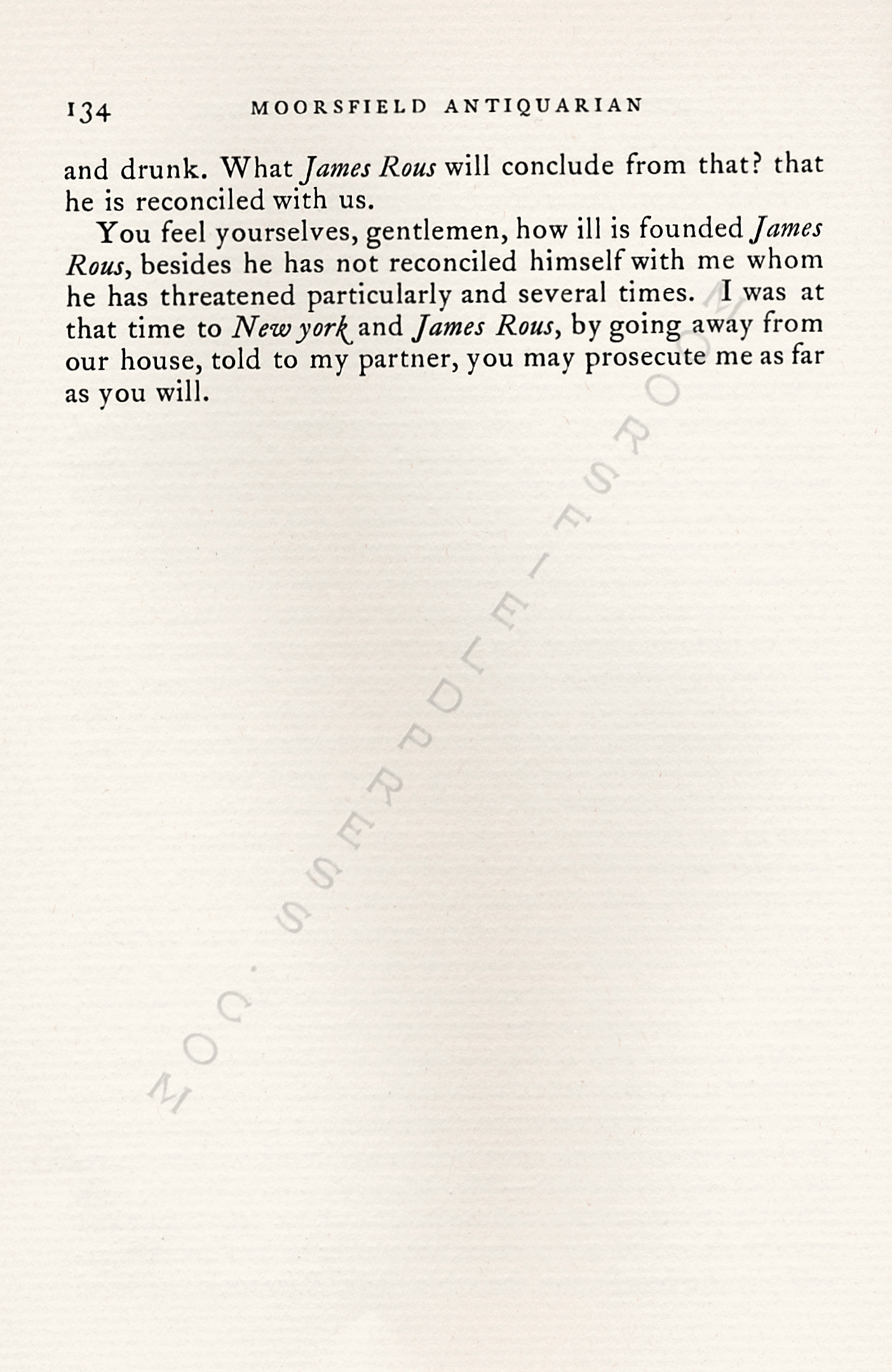 Pliny
                      Moore Papers-Peter Dubree and Peter Janqueray
                      versus Jacques Rouse of Rouses Point - an Address
                      to the Grand Jury of Clinton County 1792