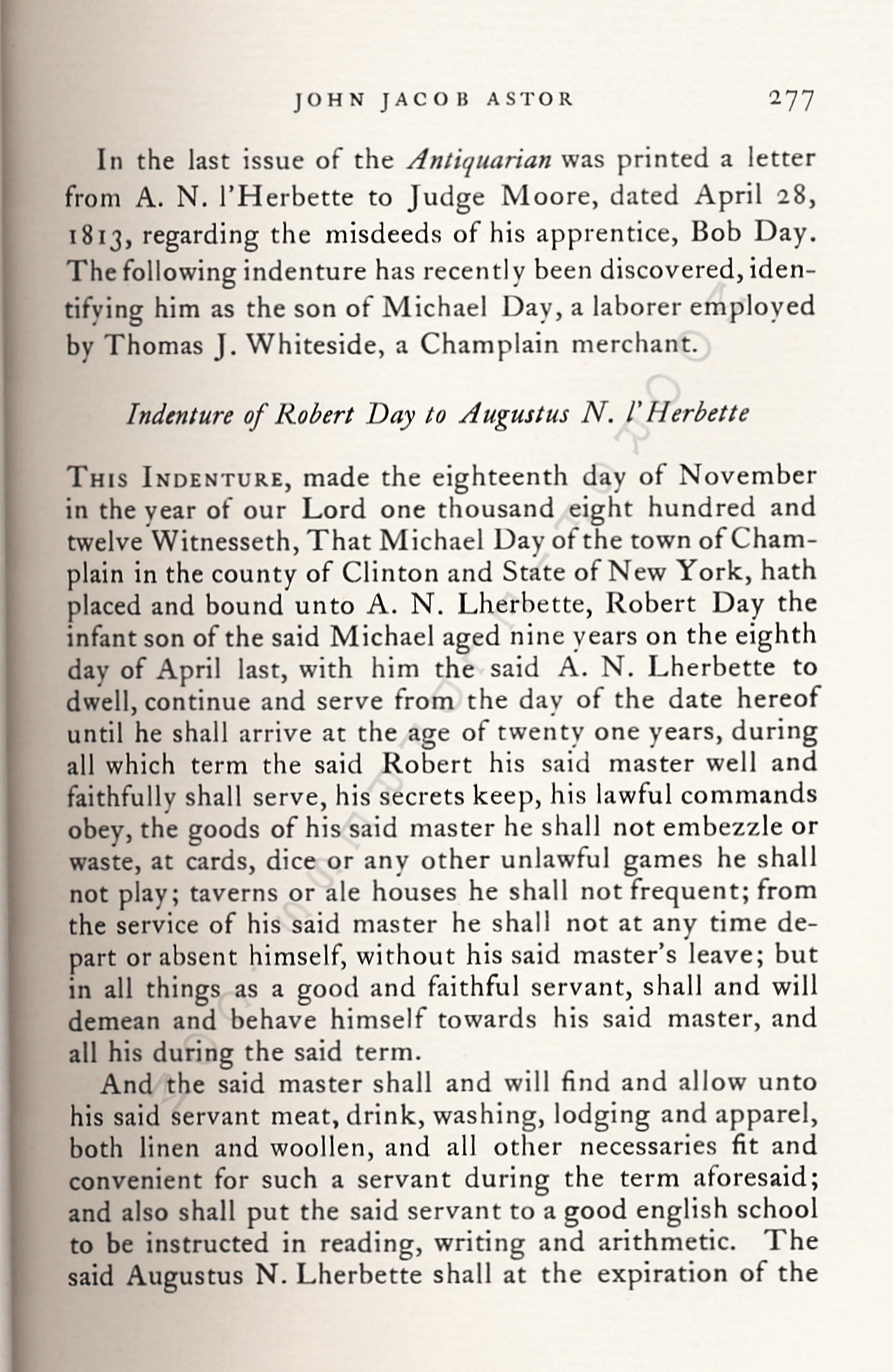 John Jacob
                      Astor Correspondence-Fur Trade with Lower Canada