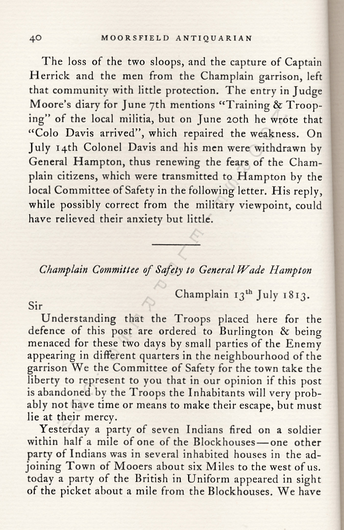 Maine
                      Troops on Lake Champlain and the Loss of the Eagle
                      and Growler May-July 1813