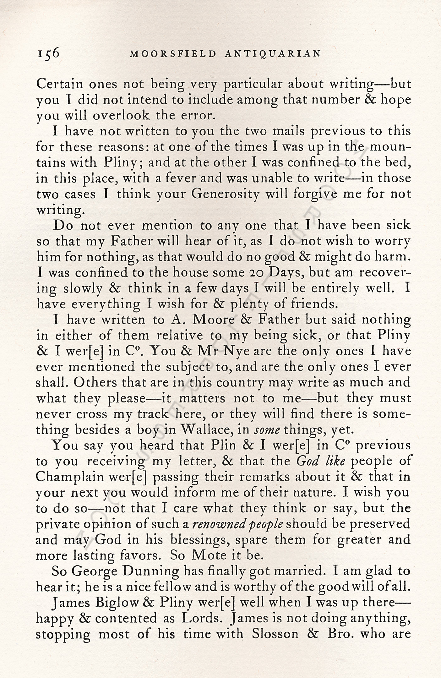 Letters
                      from California-1852-59-Wallace W. Bordwell to
                      Benjamin Booth of Champlain New York