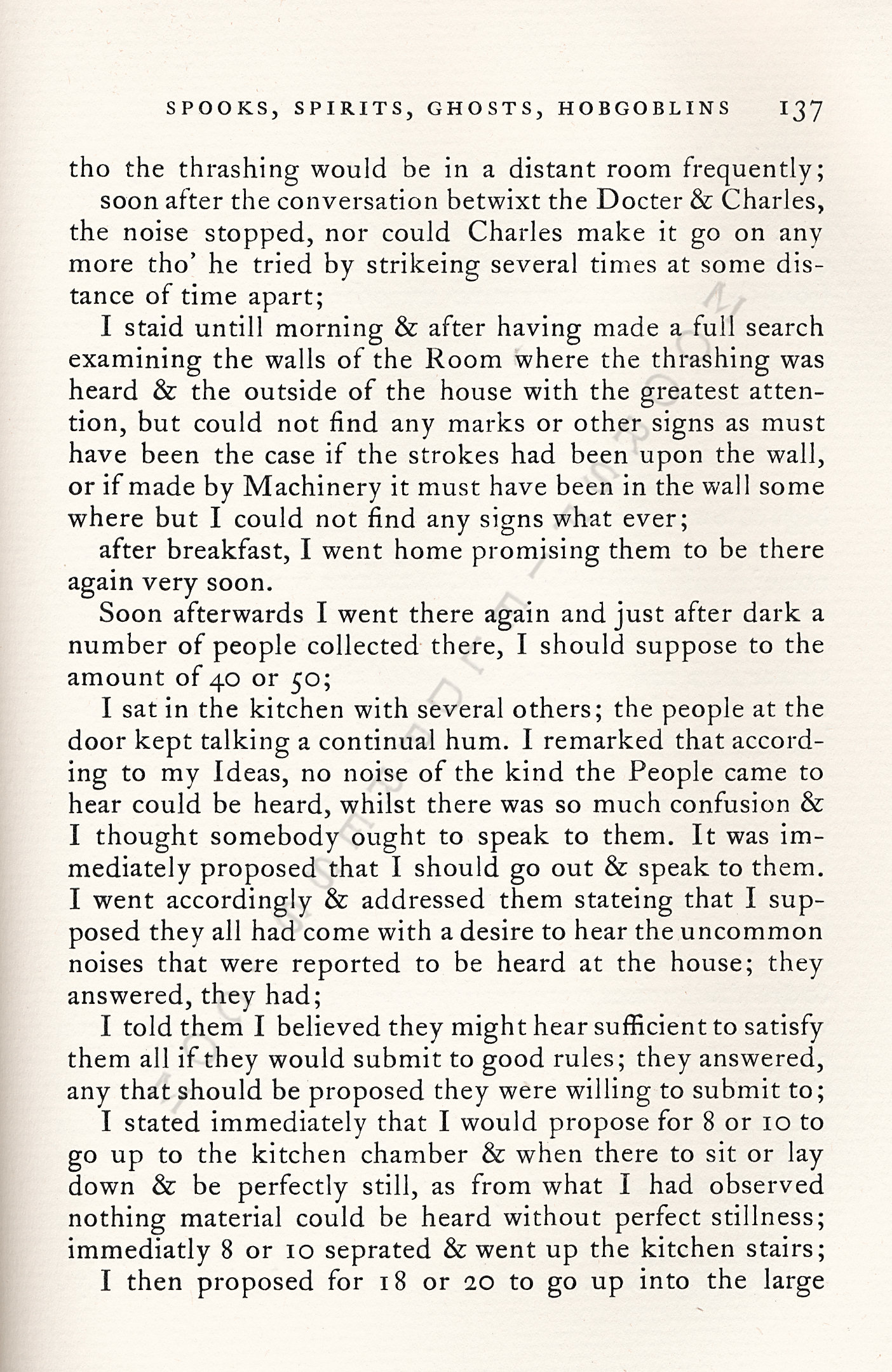 Spooks
                      Spirits Ghosts Hobgoblins: Singular Phenomenon in
                      Dutchess County, New York, 1820 Letters to George
                      Heyworth of Peru, New York