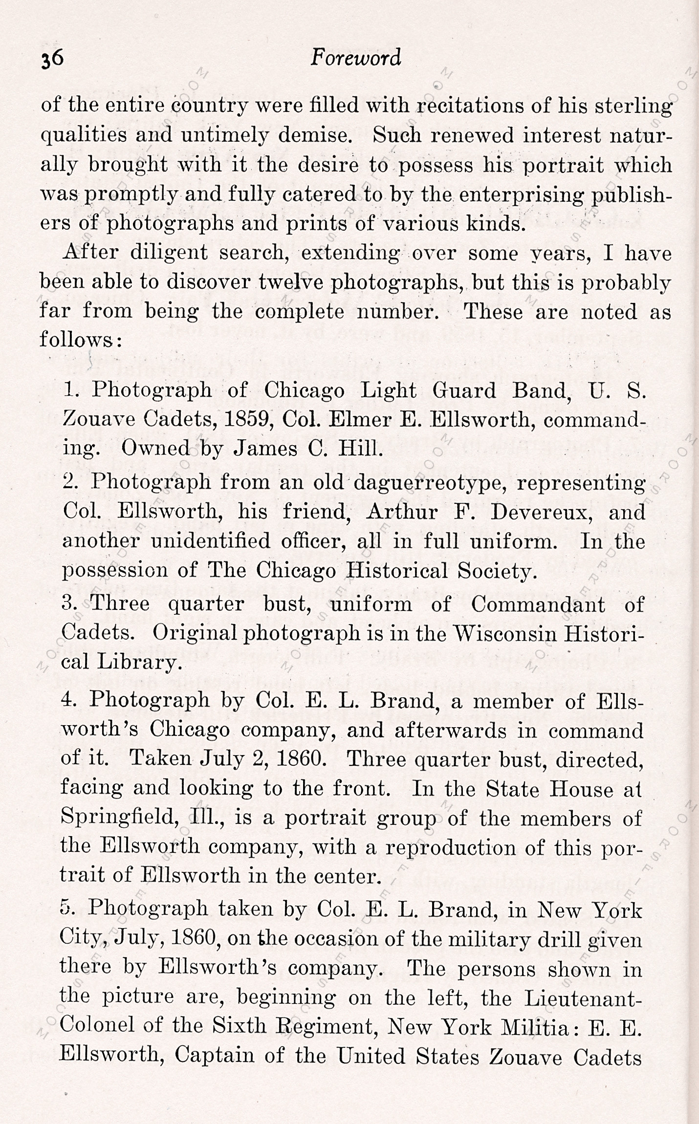 Winfred
                      Porter Truesdell and his Printed Books by the
                      Troutsdale Press: Checklist of Prints of Col.
                      Elmer E. Ellsworth