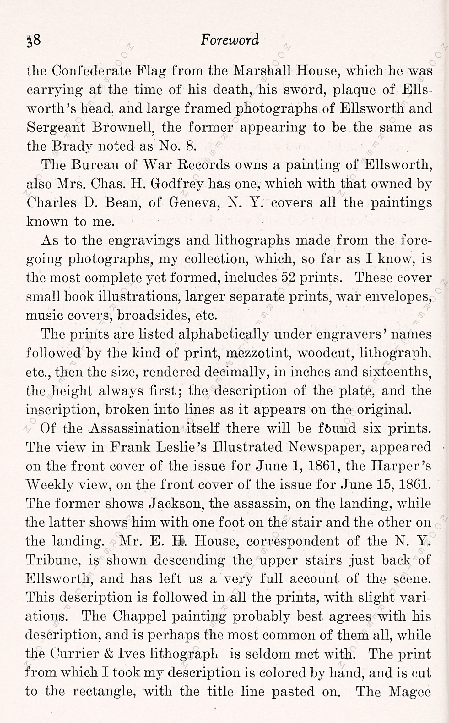 Winfred
                      Porter Truesdell and his Printed Books by the
                      Troutsdale Press: Checklist of Prints of Col.
                      Elmer E. Ellsworth