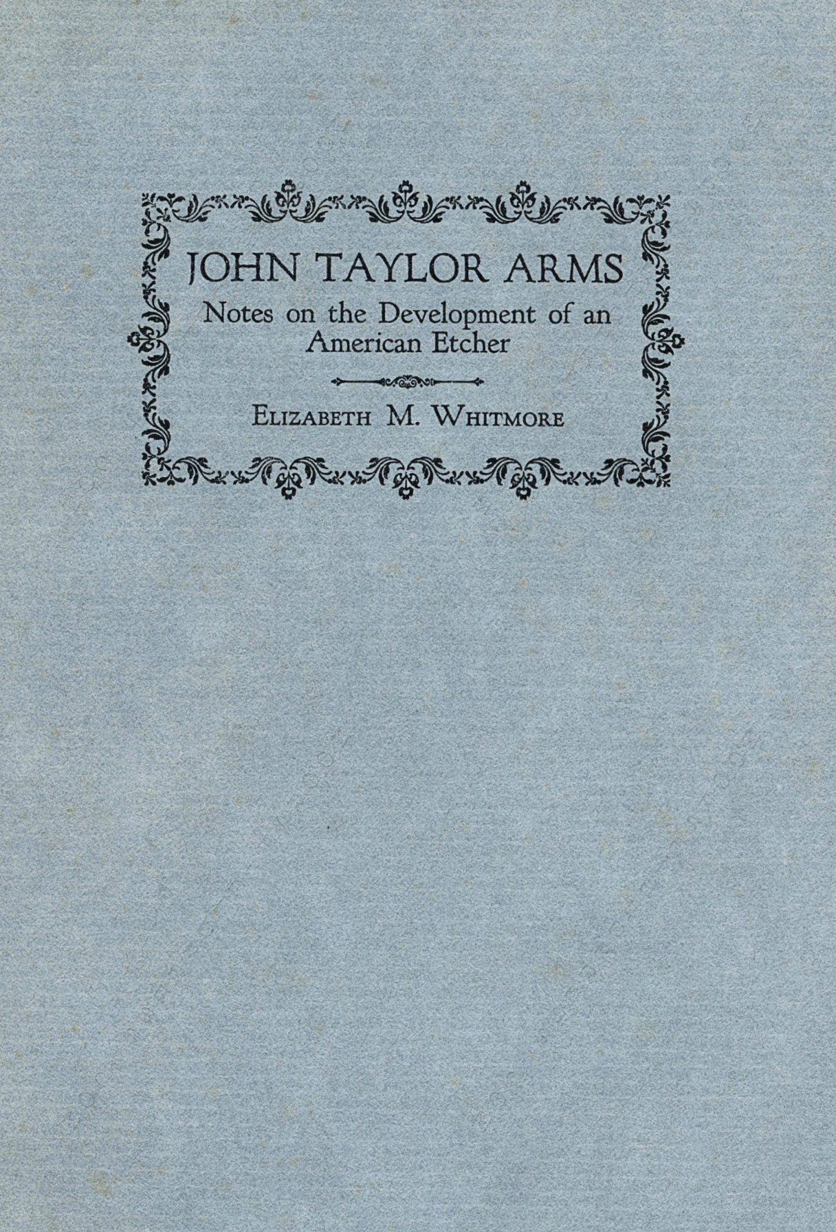 The Print Connoisseur Art Magazine by
                        Winfred Porter Truesdell