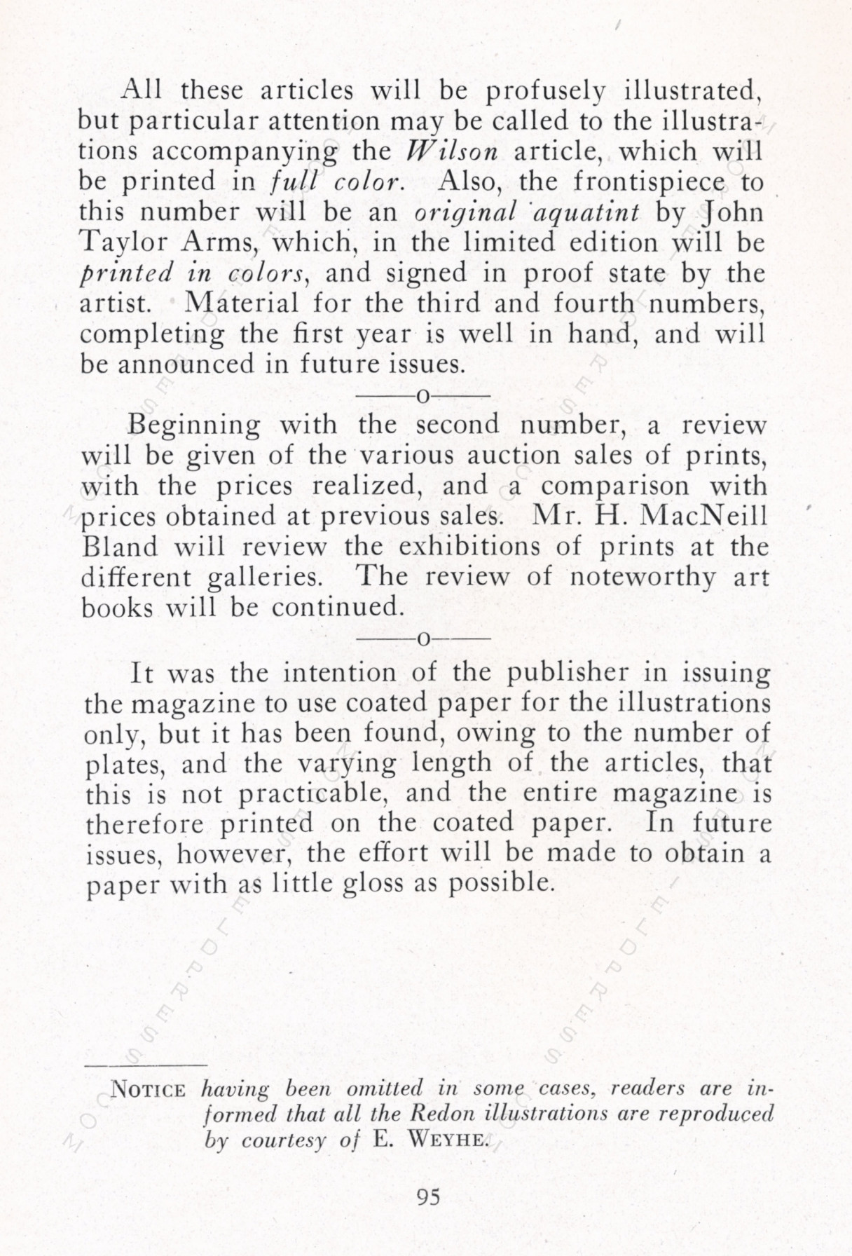 The Print Connoisseur Art Magazine by
                        Winfred Porter Truesdell