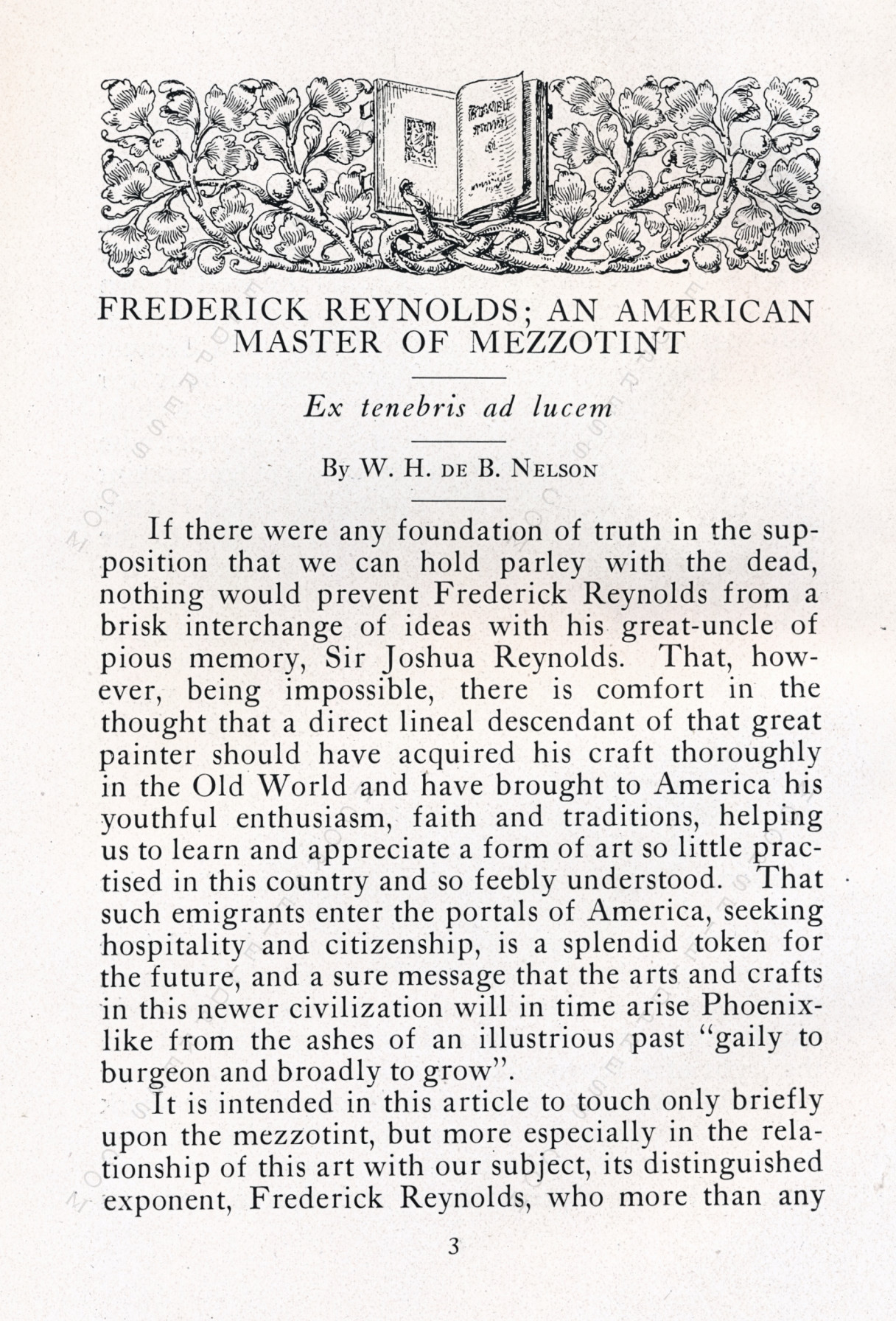 The Print Connoisseur Art Magazine by
                        Winfred Porter Truesdell