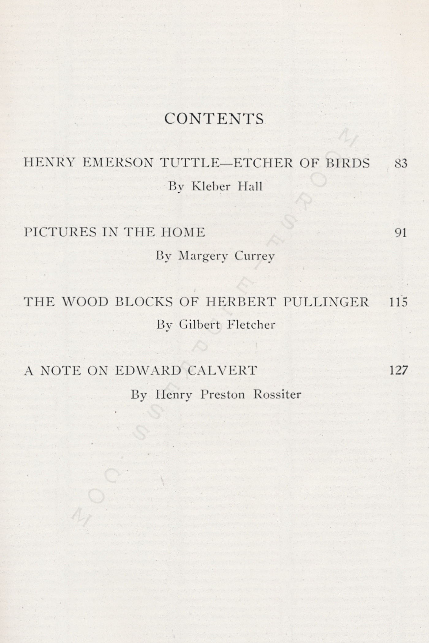 The Print
                      Connoisseur by Winfred Porter Truesdell-April
                      1928