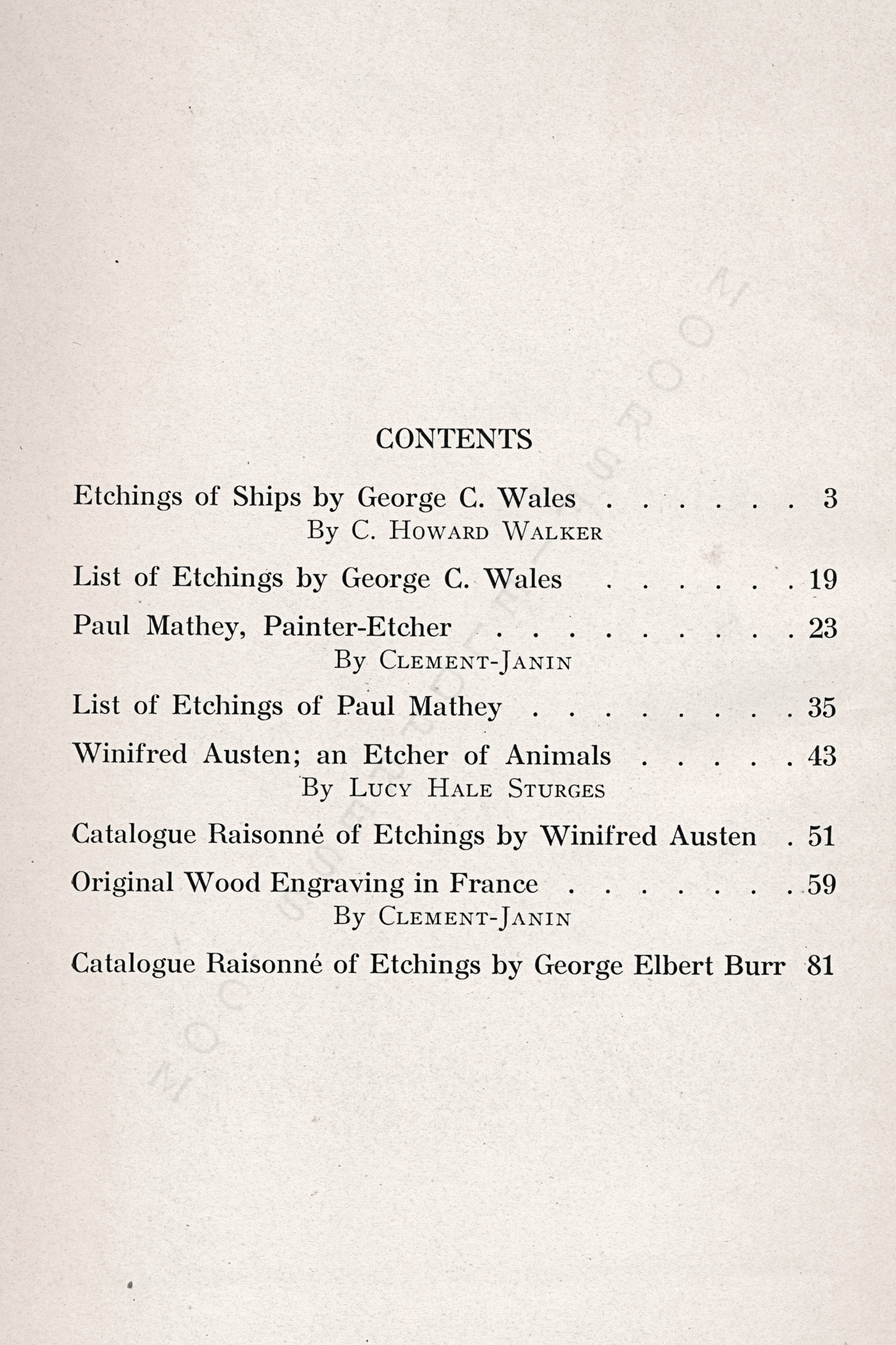 The Print Connoisseur by Winfred
                              Porter Truesdell-January 1923