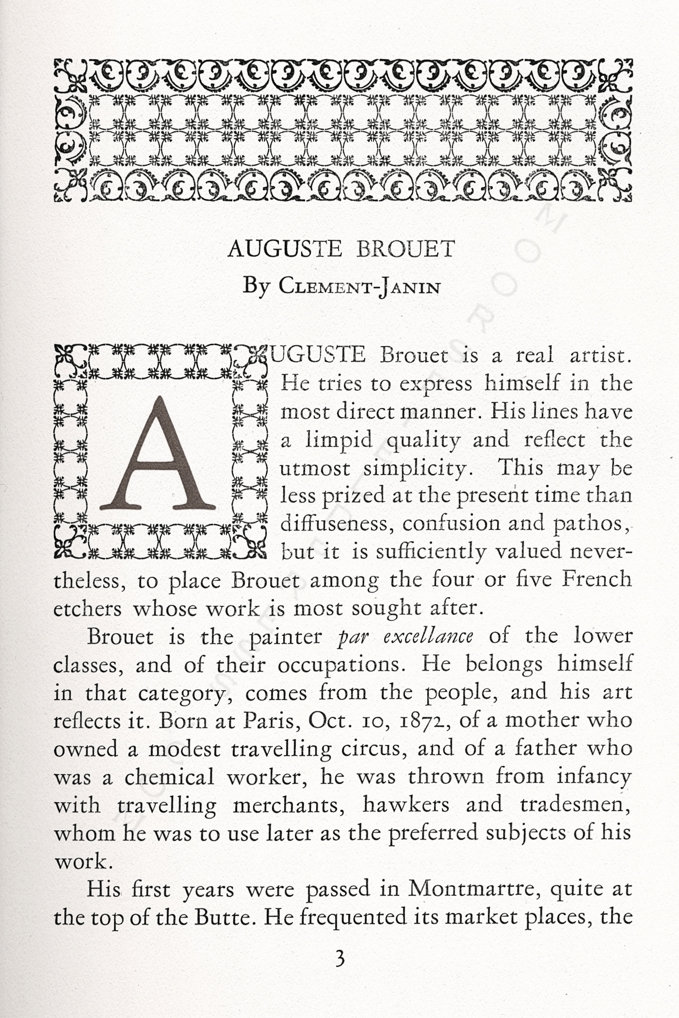 The Print
                      Connoisseur by Winfred Porter Truesdell printed by
                      the Moorsfield Press-January 1925