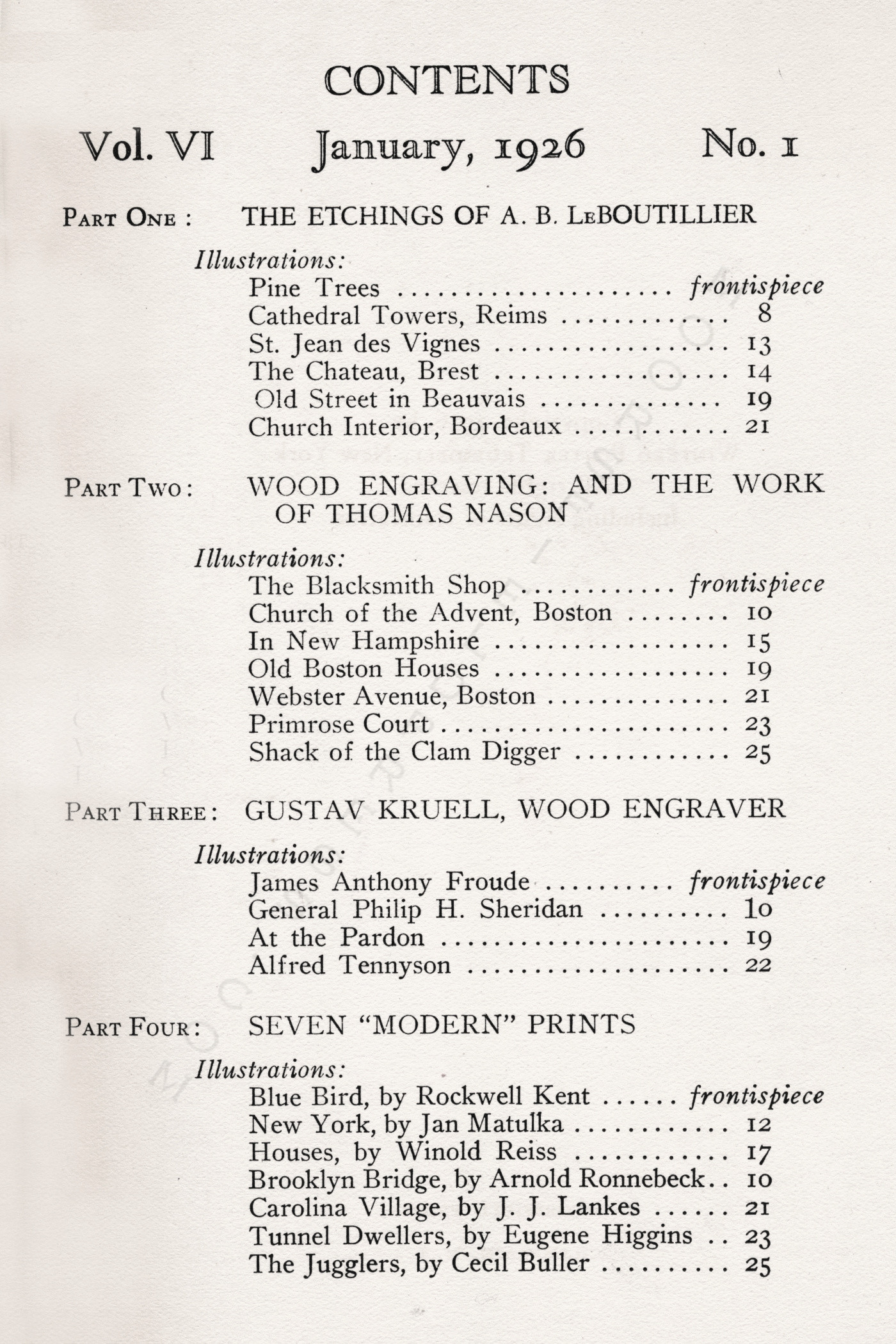 The
                          Print Connoisseur by Winfred Porter Truesdell
                          printed by the Moorsfield Press-January 1926