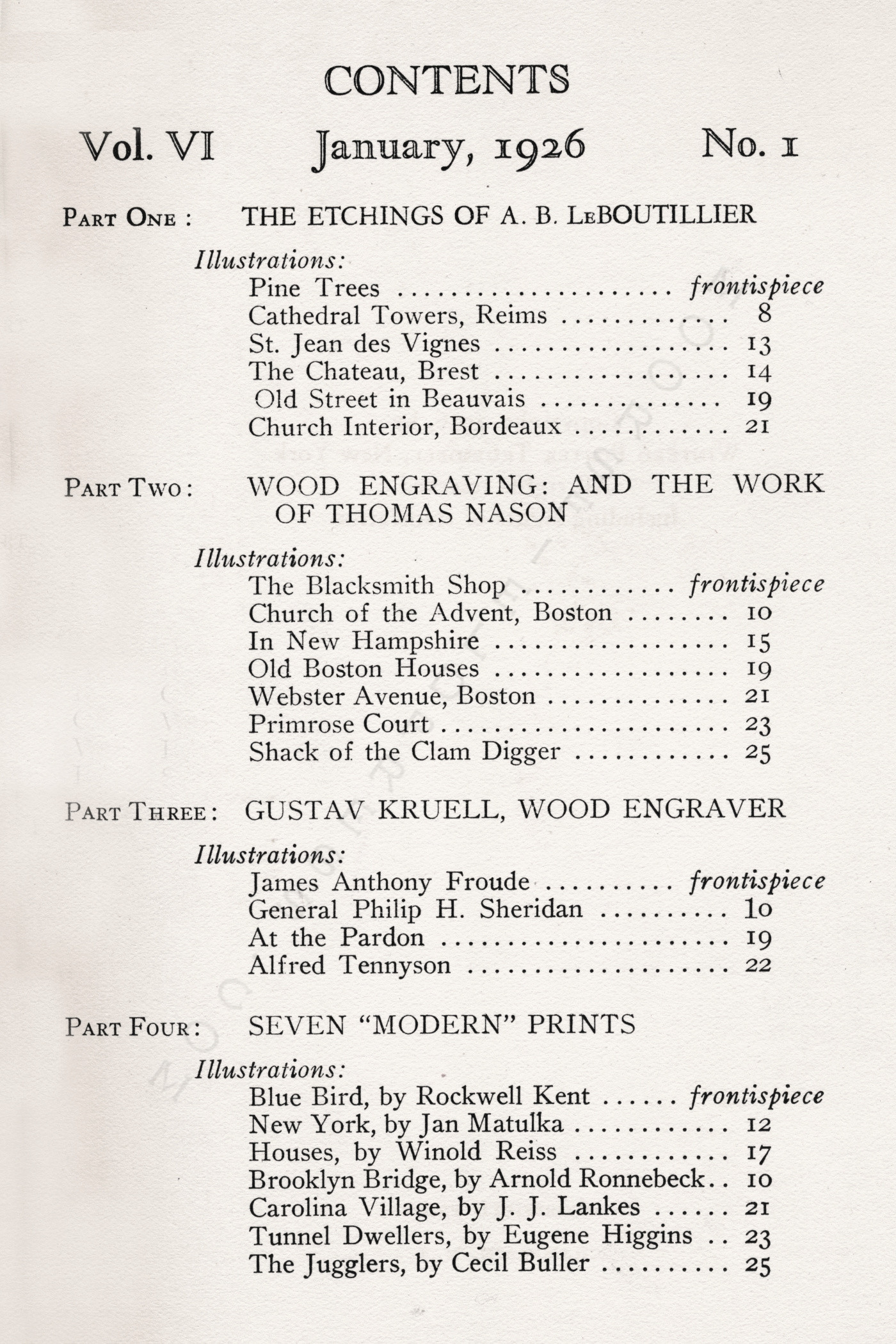 The
                          Print Connoisseur by Winfred Porter Truesdell
                          printed by the Moorsfield Press-January 1926